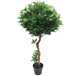 Τεχνητό Δέντρο Δάφνη Μπάλα 04-00-18757 140cm Green Marhome Συνθετικό Υλικό