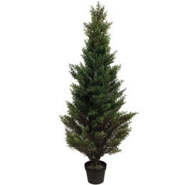 Τεχνητό Δέντρο Σε Γλάστρα Τούγια 04-00-21046 120cm Green Marhome Συνθετικό Υλικό