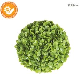 Τεχνητός Θάμνος Γλιστρίδα 00-00-19228-3 Φ28cm Green Marhome Συνθετικό Υλικό