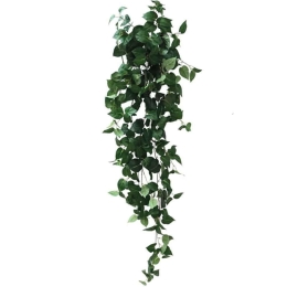 Τεχνητό Κρεμαστό Φυτό Πόθος 00-00-19306-1 130cm Green Marhome Συνθετικό Υλικό
