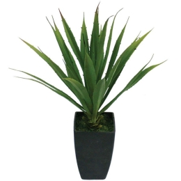 Τεχνητό Φυτό Σε Γλάστρα Γιούκα 04-00-14561 32cm Green Marhome Πλαστικό