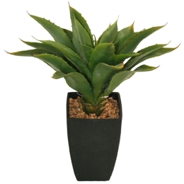 Τεχνητό Φυτό Σε Γλάστρα Αγαύη 04-00-14560 30cm Green Marhome Πλαστικό