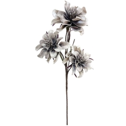 Τεχνητό Λουλούδι Ντάλια 00-00-6062-3 106cm Grey Marhome Foam