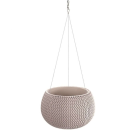 Κασπώ Κρεμαστό Splofy Bowl 09-DKSP240WS-7529U Φ23,9x16,1cm Mocca Marhome Πλαστικό