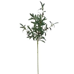 Τεχνητό Κλαδί Ελιάς Με Καρπούς 00-00-19311 105cm Green Marhome Συνθετικό Υλικό