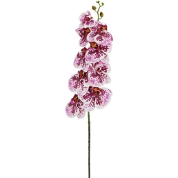 Τεχνητό Λουλούδι Ορχιδέα 00-00-21030-3 90cm Purple-Pink Marhome Συνθετικό Υλικό