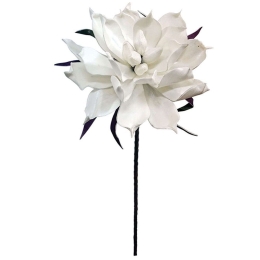 Τεχνητό Λουλούδι Μανόλια 00-00-6061-5 75cm White Marhome Foam
