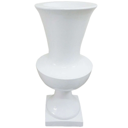 Κασπώ Αμφορέας 06-00-16529 41x89cm White  Marhome Υαλοβάμβακας