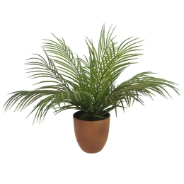 Τεχνητό Φυτό Κέντια Σε Κασπώ 04-00-22095 Φ40x40cm Orange-Green Marhome Συνθετικό Υλικό