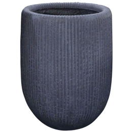 Κασπώ Πήλινο Γραμμωτό 06-00-23218-M Φ33x41cm Grey Marhome Πηλός
