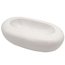 Διακοσμητικό Μπωλ 15-00-23745 30,6x18,5x10,2cm White Marhome Κεραμικό
