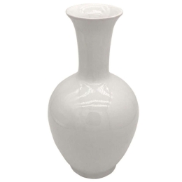 Βάζο 15-00-23747 15x28,5cm White Marhome Κεραμικό