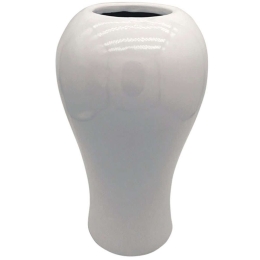 Βάζο 15-00-23749 20,2x34,8cm White Marhome Κεραμικό