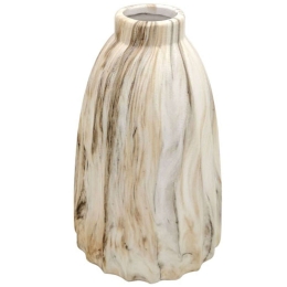 Βάζο Marble Effect 15-00-23757 14,6x23,5cm Multi Marhome Κεραμικό