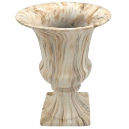 Βάζο Marble Effect 15-00-23761 19x26,5cm Multi Marhome Κεραμικό