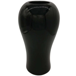 Βάζο 15-00-23769 20,2x20,2x34,8cm Black Marhome Κεραμικό