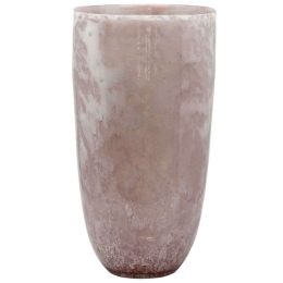 Βάζο Φυσητό Φυσαλίδες 15-00-23915 Φ20x35,5cm Somon-White Marhome Γυαλί