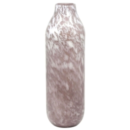 Βάζο Φυσητό Φυσαλίδες 15-00-23916 Φ14,5x44,5cm Somon-White Marhome Γυαλί