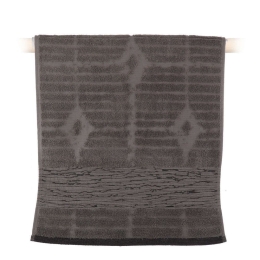 Πετσέτα Maze Anthracite Nef Nef Προσώπου 50x90cm 100% Βαμβάκι