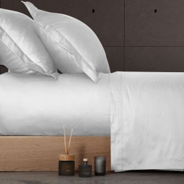 Σεντόνι Elements White Nef Nef King Size 280x270cm Χωρίς Λάστιχο 100% Βαμβάκι