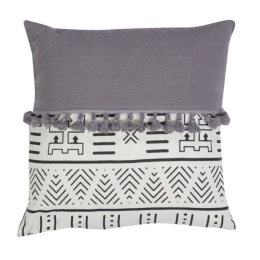 Μαξιλάρι Διακοσμητικό (Με Γέμιση) Bernice Grey Nef-Nef 45Χ45 Πολυέστερ