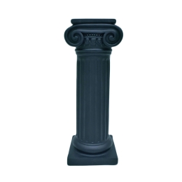 Κηροπήγιο Kallias S351114B 28,5x9,8x9,8cm Black Sophia Κεραμικό