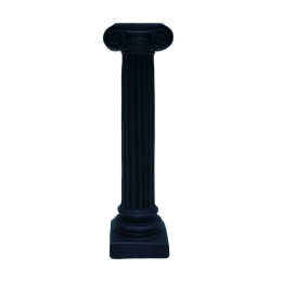Κηροπήγιο Isokrates S351132B 23x6x6cm Black Sophia Κεραμικό