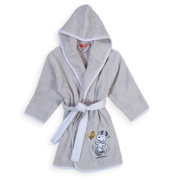 Μπουρνούζι Βρεφικό Snoopy World Grey Nef-Nef
