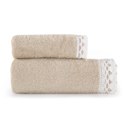 Πετσέτα Crochet Σετ 2τμχ 1123-Beige Nef-Nef Σετ Πετσέτες 50x90cm 100% Βαμβάκι