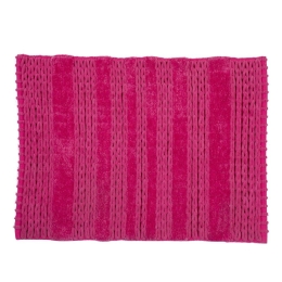 Ταπέτο Μπάνιου Life 937-Fuchsia Nef-Nef 60Χ90 60x90cm Βαμβάκι-Πολυέστερ