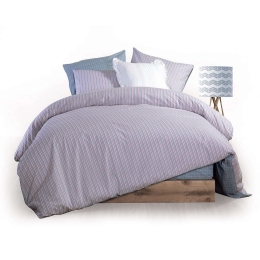 Σεντόνι Testa Σετ 4τμχ Blue Nef-Nef Υπέρδιπλo 240x270cm 100% Βαμβάκι