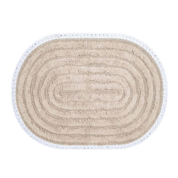 Ταπέτο Μπάνιου Please 1123-Beige Nef-Nef 70X120 70x120cm 100% Βαμβάκι
