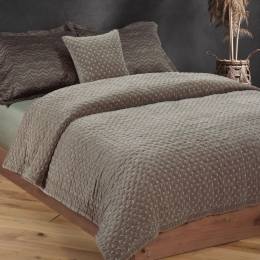 Κουβερλί Χειροποίητο Shepard Noir Nef-Nef Υπέρδιπλo 230x240cm Βαμβάκι-Πολυέστερ