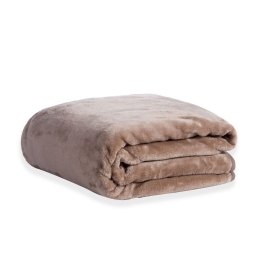 Κουβέρτα Loft 22 Mocca Nef-Nef Υπέρδιπλo 220x240cm Πολυέστερ