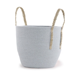Καλάθι Volcano 35X28 Grey Nef-Nef Πολυέστερ