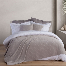 Κουβέρτα Lennox Stone Nef-Nef Υπέρδιπλo 230x250cm 100% Βαμβάκι