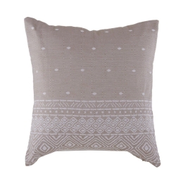 Μαξιλάρι Διακοσμητικό (Με Γέμιση) Vernon Ecru-Beige Nef-Nef 50Χ50 Cotton-Polyester