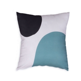 Μαξιλάρι Διακοσμητικό (Με Γέμιση) Minimalist Aqua Nef-Nef 50Χ50 Βαμβάκι-Πολυέστερ
