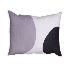Μαξιλάρι Διακοσμητικό (Με Γέμιση) Minimalist Grey Nef-Nef 55X40 Βαμβάκι-Πολυέστερ