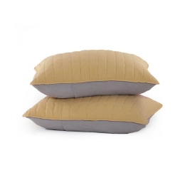 Μαξιλαροθήκες Bicolor-22 (Σετ 2τμχ) Yellow-Grey Nef-Nef 52X72 Microfiber-Polyester