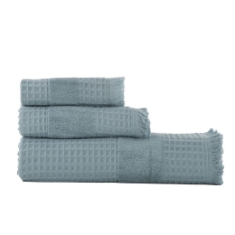 Πετσέτα Touch Πικέ Dusty Aqua Nef-Nef Προσώπου 50x90cm 100% Βαμβάκι