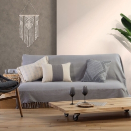 Ριχτάρι Fargo Silver Nef-Nef Τριθέσιο 180x300cm 100% Βαμβάκι