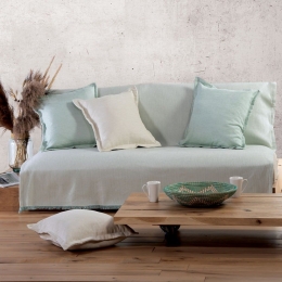 Ριχτάρι Nature Rib-22 Aqua Nef-Nef Πολυθρόνα 170x180cm Βαμβάκι-Ακρυλικό