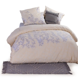 Σεντόνια Salvia-22 (Σετ 4τμχ) Yellow Nef-Nef Υπέρδιπλο 240x270cm 100% Βαμβάκι