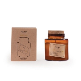 Αρωματικό Κερί Water Lilly 300gr Brown Nef-Nef Γυαλί