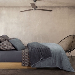 Κουβερλί Kotler 23 Anthracite Nef-Nef Υπέρδιπλο 230x240cm Πολυέστερ
