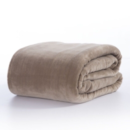 Κουβέρτα Fleece Cosy Beige Nef-Nef Μονό 160x220cm Πολυέστερ