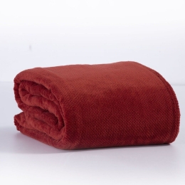 Κουβέρτα Fleece Record 23 Paprica Nef-Nef Υπέρδιπλο 240x220cm Πολυέστερ