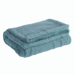 Κουβέρτα Βρεφική Rabbit Fur Hug Dusty Aqua Nef-Nef Κούνιας 80x110cm Πολυέστερ