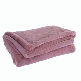Κουβέρτα Βρεφική Rabbit Fur Hug Rose Nef-Nef Κούνιας 80x110cm Πολυέστερ